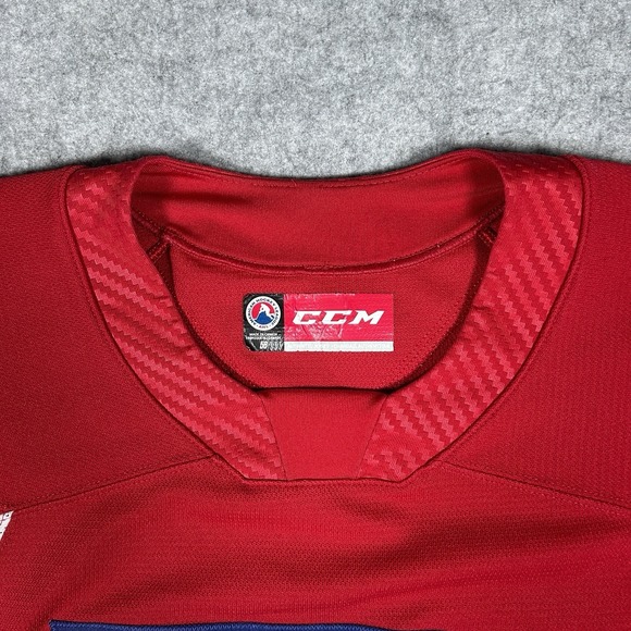 Laval Rockets Hockey jersey Men's Size 56 3XL Red AHL CCM Fighter Strap - Picture 9 of 16